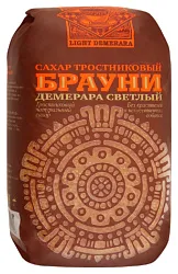 Сахар БРАУНИ тростниковый м/у 900г