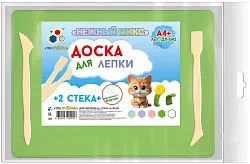Дощечка для пластилина ПЧЕЛКА А4 с двумя стеками арт.ДЛ-042