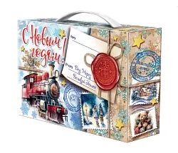 Новогодний подарок СЛАДОМИР Новогодняя почта карт/уп 500г