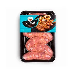Колбаски УЛЫБИНО Гриль из мяса утки охл 1кг