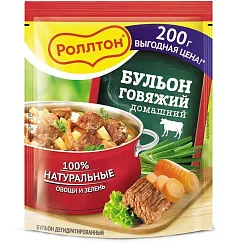 Бульон РОЛЛТОН говяжий д/пак 200г