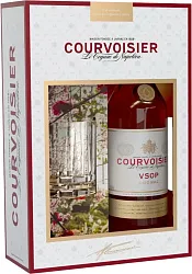 Коньяк КУРВУАЗЬЕ VSOP 40% ПК 0.7л+бокал