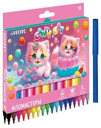 Фломастеры ДЕВЕНТЕ Кэнди Кэт 18цв арт.5082425
