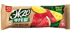 Мороженое ЭКЗО арбуз дыня бзмж 70г