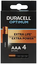 Батарейка ДЮРАСЕЛЛ Оптимум AAА 4шт