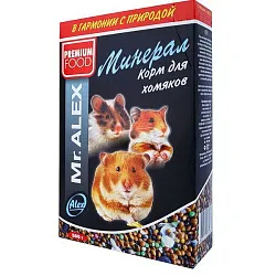 Корм для хомяков МИСТЕР АЛЕКС Минерал 500г