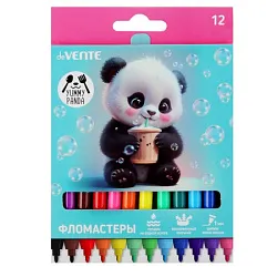Фломастеры ДЕВЕНТЕ Ямми Панда 12цв