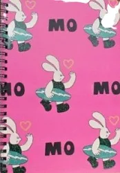 Блокнот МИЛОТА Кролик-серфер розовый А5 арт.BX-А5-12934-01