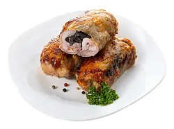 Рулет из курицы с грибами