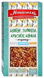 Смесь круп НАЦИОНАЛЬ Булгур томаты красное киноа карт/уп 250г