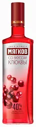 Настойка МЯГКОВ со вкусом клюквы 40% 0.7л