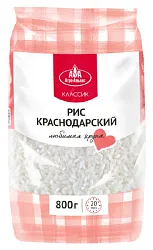 Рис АГРО-АЛЬЯНС Краснодарский круглозерный дробленый м/у 800г