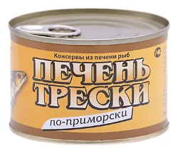 Печень трески БОЛЬШЕКАМЕНСКИЙ по-приморски ж/б 230г