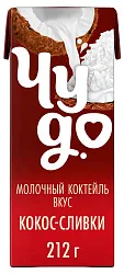 Коктейль молочный ЧУДО кокос сливки бзмж 2% 200г
