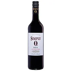 Вино СИМПЛИ 0 красное п/сл б/а ст/б 0.75л