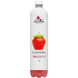 Газ.напиток АСКАНИЯ клубника 1л