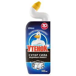 Чистящее средство ТУАЛЕТНЫЙ УТЕНОК Супер сила видимый эффект 500мл