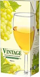 Вино ВИНТАЖ белое п/сл 10-12% т/пак 1л