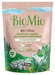 Таблетки для ПММ БИО МИО ТОТАЛ с маслом эвкалипта 7в1 12шт