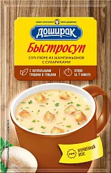 Быстросуп ДОШИРАК Шампиньоны с сухариками м/у 17г