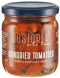 Томаты ГУСТОРИЯ вяленые в масле ст/б 210г