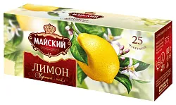 Чай МАЙСКИЙ Цейлонский лимон 25пак