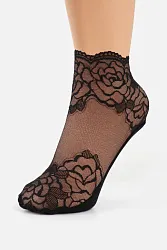 Подследники женские ХОББИ ЛАЙН черные ажурные р.36-40 арт.631