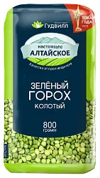 Горох ГУДВИЛЛ Экстра зеленый колотый м/у 800г