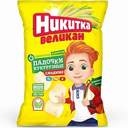 Палочки кукурузные НИКИТКА 400г