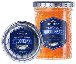 Икра лососевая ПУТИНА ст/б 440г
