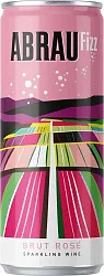 Игристое вино АБРАУ Физз жемчужное розовое брют 11.5% ж/б 0.25л