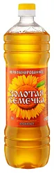 Масло подсолнечное ЗОЛОТАЯ СЕМЕЧКА нерафинированное пэт 1л