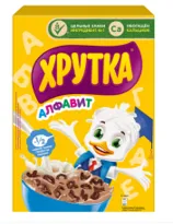 Завтрак ХРУТКА Алфавит шоколадный обогащенный кальцием 350г