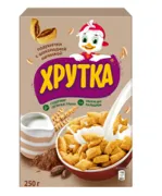 Завтрак ХРУТКА мультизлаковые подушечки с шоколадной начинкой 250г