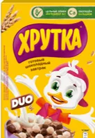 Завтрак ХРУТКА Дуо шоколадный обогащенный кальцием 350г